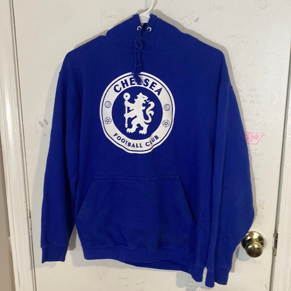Blue Chelsea hoodie Pulisic
